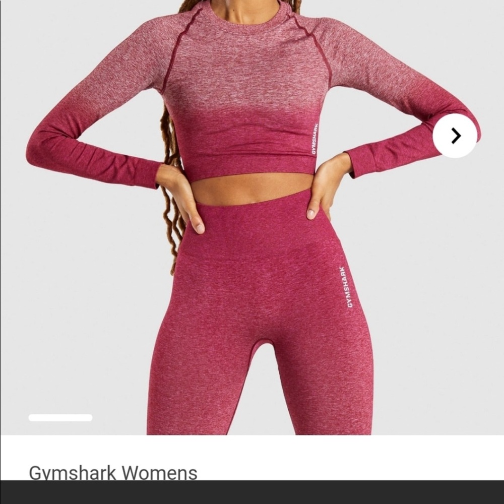 Gymshark top and leggings set